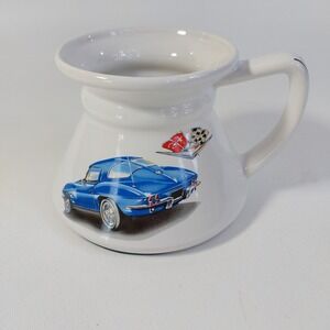 Chevrolet‎ Corvette Stingray Blue Wide Base Coffee Mug Wide Base Car